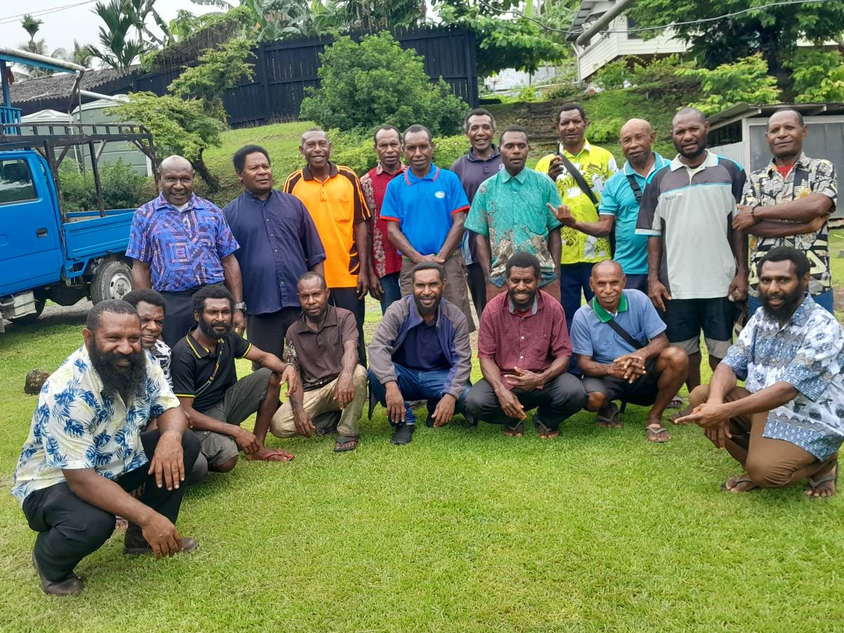 Translation team for Wasik Ambunti Dreikirkir Cluster in Papua New Guinea.